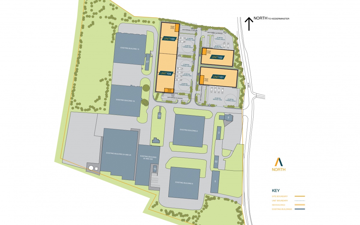 Droitwich site masterplan